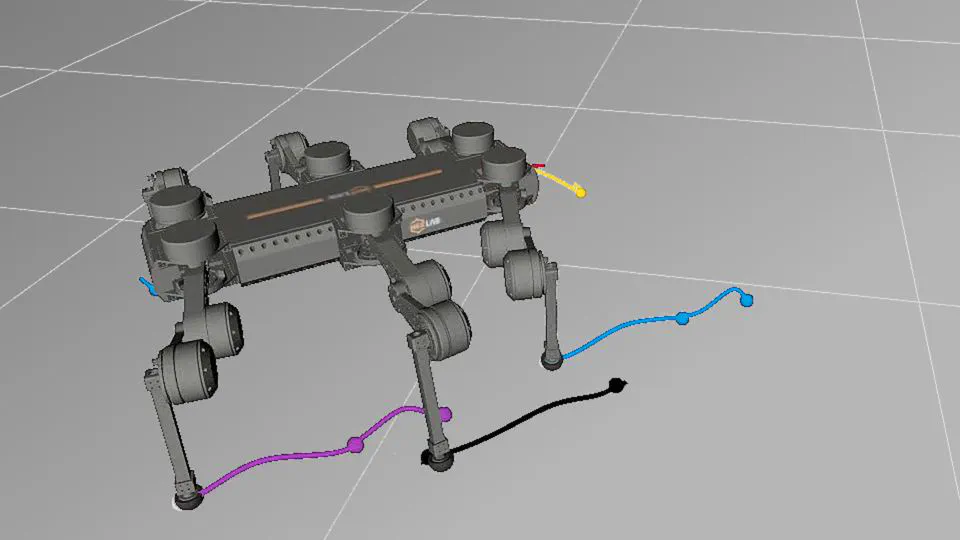 Hexapod NMPC-WBC Controller