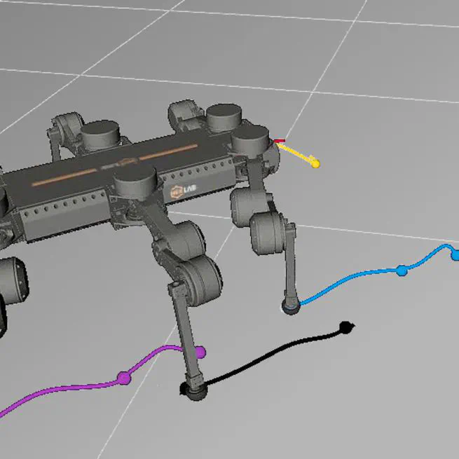 Hexapod NMPC-WBC Controller