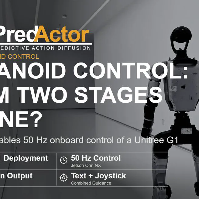 PredActor: Predictive Action Diffusion for Steerable Onboard Humanoid Control